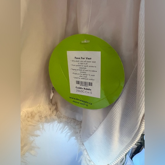 Limeapple faux fur kids vest size 5T - Picture 3 of 5